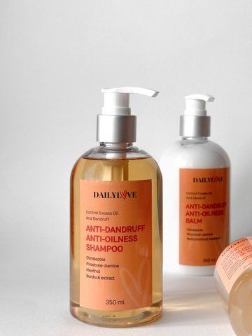 Шампунь для волосся від сильної жирності та лупи Control Excess Oil And Dandruff Anti-Dandruff Anti-Oilness Shampoo DailyLove DL57 фото