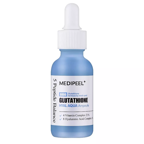 Ампульна сироватка для рівного тону шкіри з глутатіоном Medipeel Glutathione Hyal Aqua Ampoule 30 ml 3240 фото