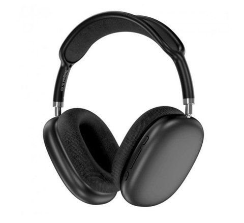 Бездротові Bluetooth навушники Pro P9 STEREO чорні 2574 фото