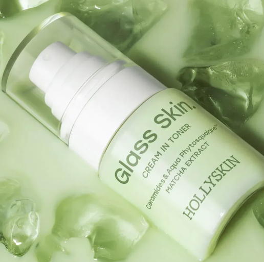 Крем-тонер для обличчя HOLLYSKIN Glass Skin. з церамідами та екстрактом матчі 10439 фото