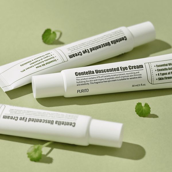 Крем для повік з центеллою та пептидами без ефірних масел PURITO Centella Unscented Eye Cream 30 ml 1684 фото
