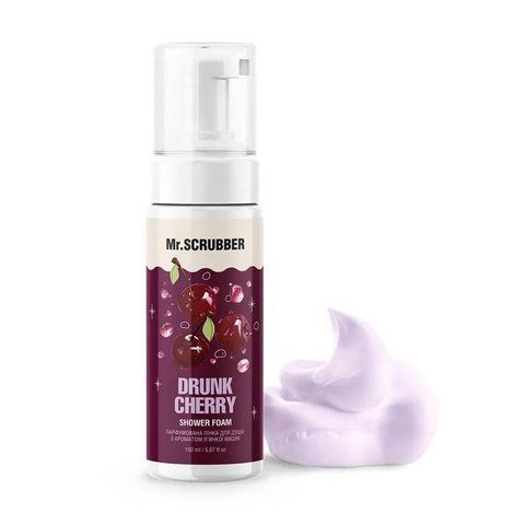 Парфумована пінка для душу з ароматом п&rsquo;янкої вишні Drunk Cherry Mr.SCRUBBER 2087 фото