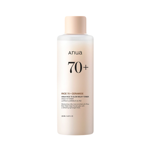 Живильний тонер з рисовим екстрактом і керамідами ANUA Rice 70 Glow Milky Toner, 250ml 3164 фото