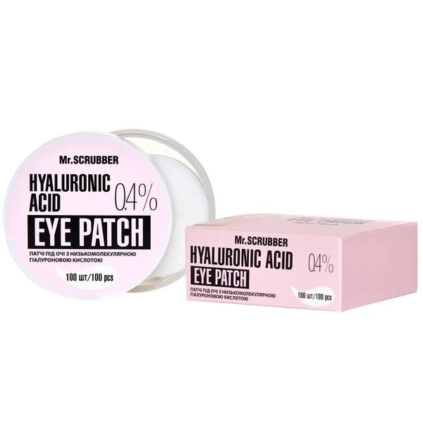 Патчі під очі з низькомолекулярною гіалуроновою кислотою Hyaluronic acid Eye Patch 0,4% Mr.SCRUBBER 0205 фото