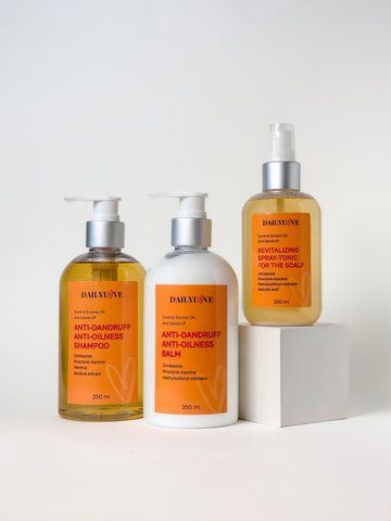 Комплекс для волосся від сильної жирності та лупи Control Excess Oil And Dandruff DailyLove DL60 фото
