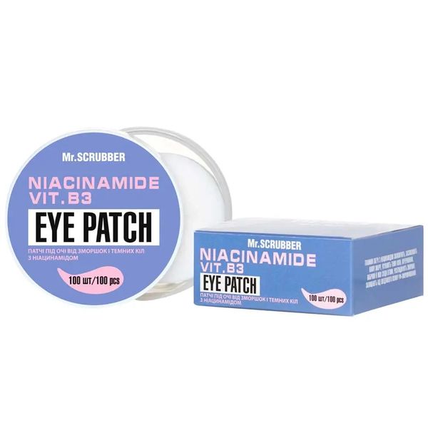 Патчі під очі від зморщок і темних кіл з ніацинамідом Niacinamide Eye Patch Mr.SCRUBBER 0707 фото