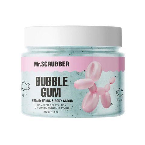 Крем-скраб для рук і тіла з ароматом жувальної гумки Bubble Gum Mr.SCRUBBER 2094 фото