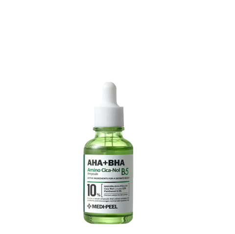 Сироватка відновлювальна з кислотами та центелою Medi-Peel AHA BHA Amino Cica-Nol B5 Ampoule 3303 фото