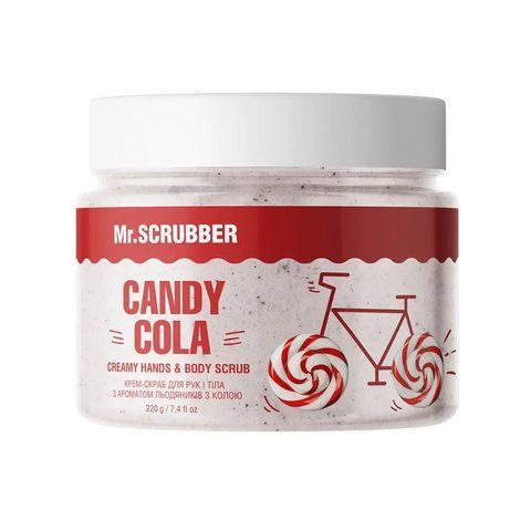 Крем-скраб для рук і тіла з ароматом льодяників з колою Candy Cola Mr.SCRUBBER 2095 фото