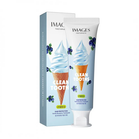 Зубна паста з чорницею Images Gum Protection Vanilla Blueberry Toothpaste 3652 фото