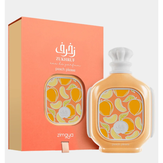 Zimaya Zukhruf Peach Please &mdash; унісекс парфумована вода, фруктово-гурманський аромат з персиком, карамеллю та ваніллю, 10 мл 10430 фото
