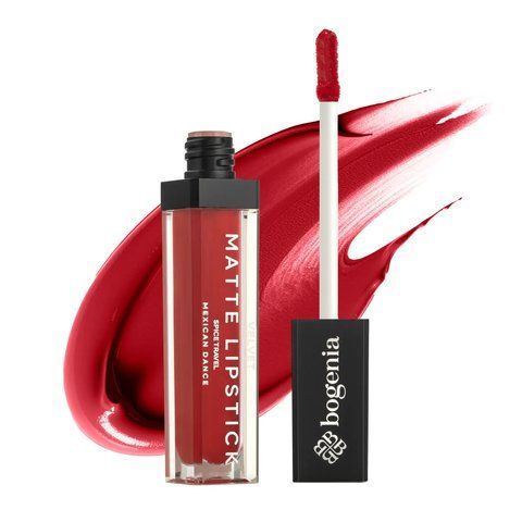 Помада рідка для губ Bogenia Liquid Matte Lipstick Spice Travel BG720 - №14 2264 фото