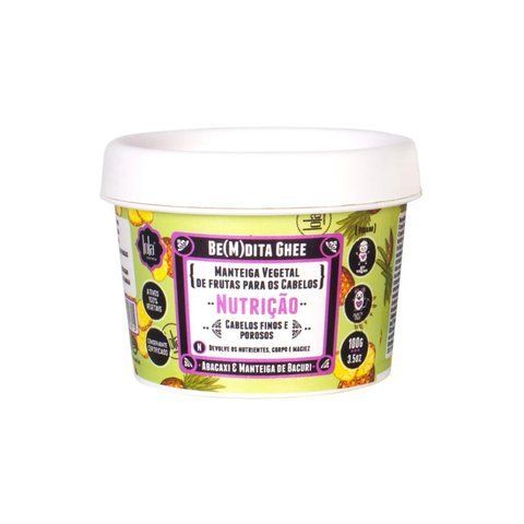 Маска для живлення сухого та ламкого волосся Lola From Rio BE(M)DITA GHEE NUTRI&Ccedil;&Atilde;O ABACAXI E MANTEIGA DE BACURI 100 г 2952 фото