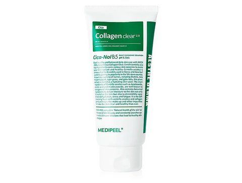 Заспокійлива пінка, що глибоко очищає, для обличчя Medi-Peel Green Cica Collagen Clear 2.0, 300мл 3312 фото
