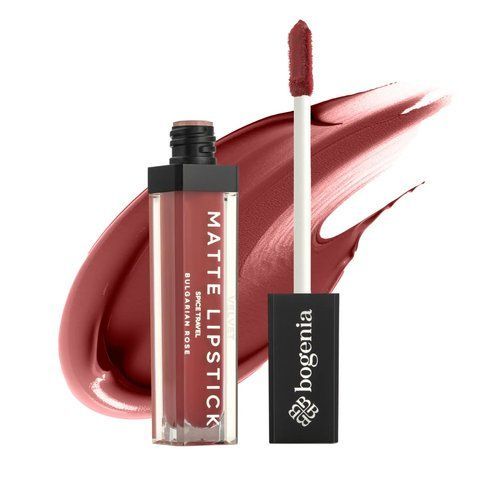 Помада рідка для губ Bogenia Liquid Matte Lipstick Spice Travel BG720 - №20 2272 фото