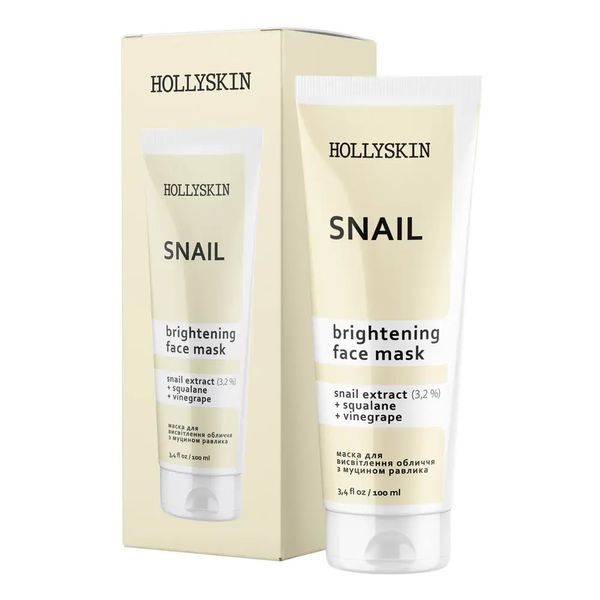 Маска для обличчя HOLLYSKIN Snail Face Mask 15 фото