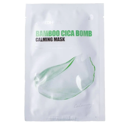 Заспокійлива маска з центелою та бамбуком MEDIPEEL Bamboo Cica Bomb Calming Mask, 25ml 3206 фото