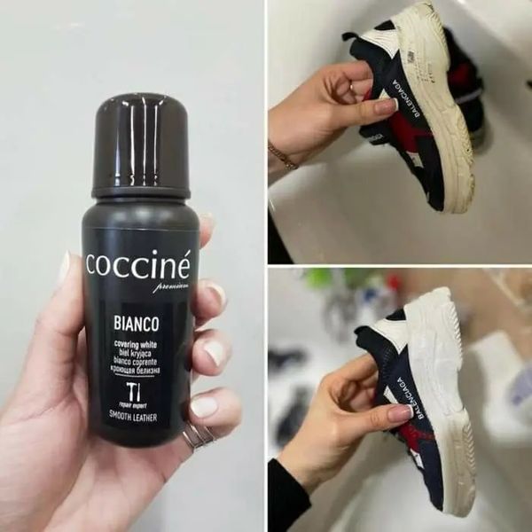 Біла крем-паста для взуття Coccine BIANCO 116 фото