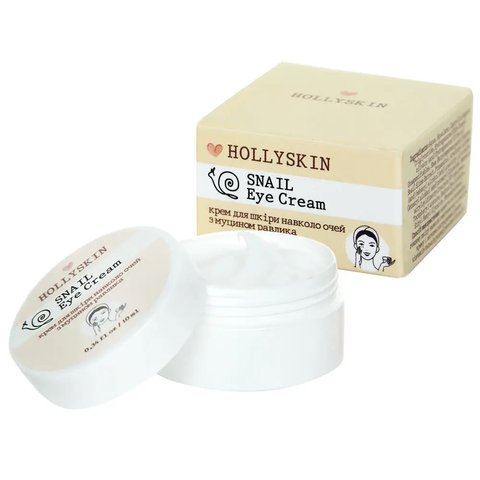 Крем для шкіри навколо очей з муцином равлика HOLLYSKIN Snail Eye Cream 41 фото