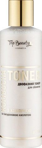 Зволожуючий двухфазний тонер для обличчя  з комбучею Top Beauty 1801 фото