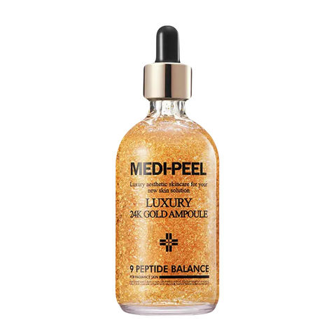 Розгладжуюча ампульна сироватка з колоїдним золотом Medipeel Luxury 24K Gold Ampoule Peptide 9 3263 фото