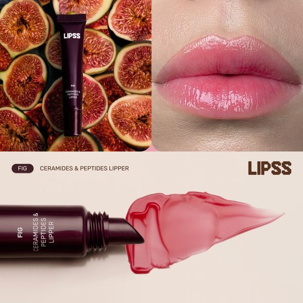 Lipss Lipper-блиск для губ Fig "Інжир"  8 мл 10033 фото