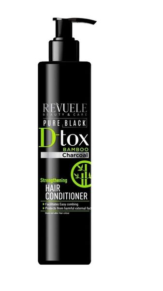 Кондиціонер зміцнюючий для волосся з бамбуковим вугіллям PURE BLACK DETOX, 335 мл 54852 фото