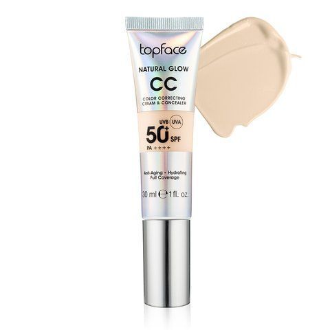 Тональний крем "Natural Glow CC Cream&Concealer" TopFace 03 3135 фото