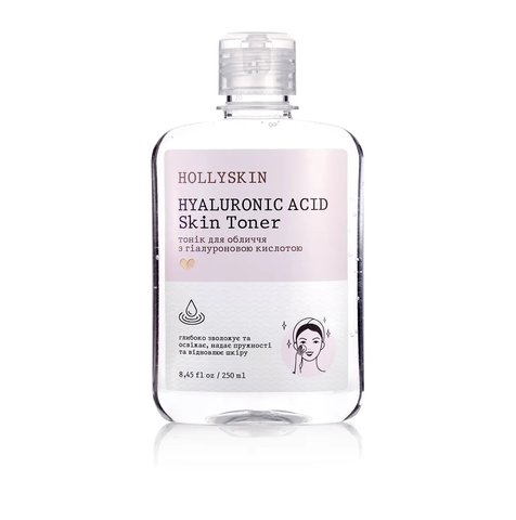 Тонік для обличчя HOLLYSKIN Hyaluronic Acid Skin Toner 22 фото