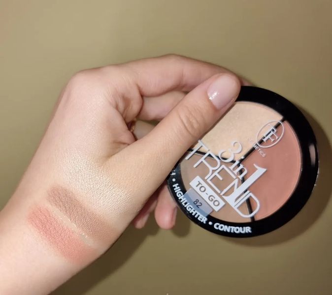 Палетка для контурингу обличчя TF TREND TO-GO FACE CONTOURING PALETTE ТР18 #82 122 фото