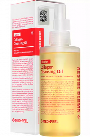 Гідрофільна олія з лактобактеріями і колагеном Medi-Peel Red Lacto Collagen Cleansing Oil 155 мл 3320 фото
