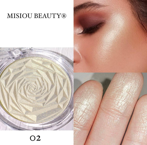 Хайлайтер для обличчя у вигляді троянди Misiou Beauty, 02 3707 фото