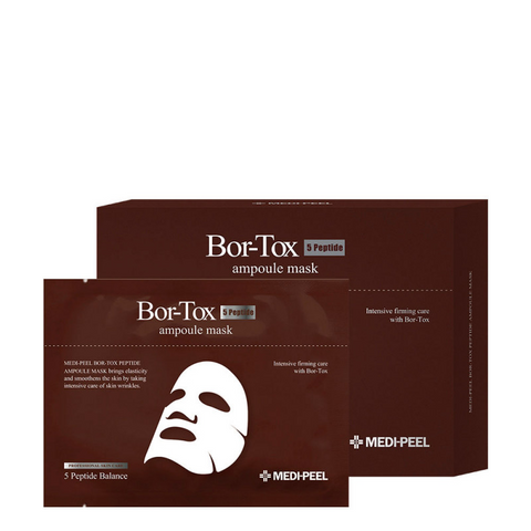Тканинна ампульна ліфтинг-маска для обличчя з пептидним комплексом MEDI-PEEL Bor-Tox Peptide Ampoule Mask 1шт 3213 фото
