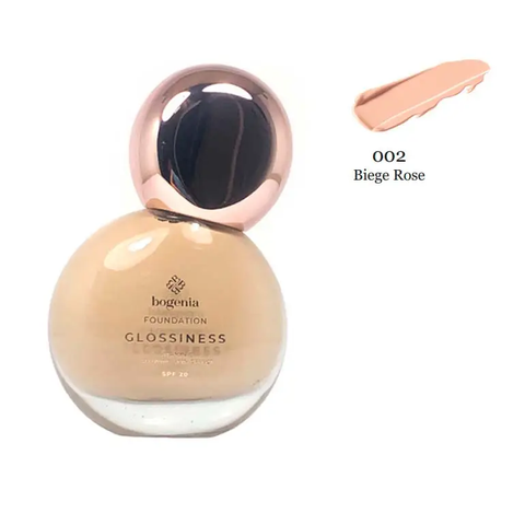 Зволожуюча тональна основа Bogenia Glossiness - №2 (Beige Rose) 2280 фото