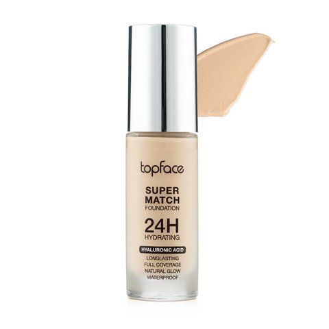 Тональний крем "Super Match 24H Foundation" TopFace 02 Light Beige 3138 фото