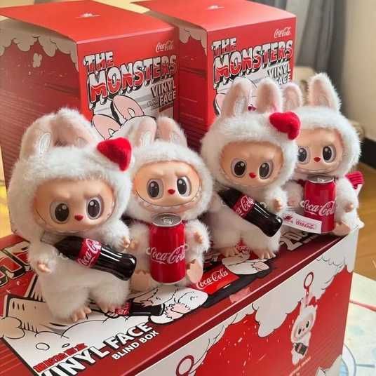ぬいぐるみ LABUBU THE MONSTERS COCA-COLA x2 Купити М'яка іграшка Лабубу The Monsters Labubu Coca Cola Secret