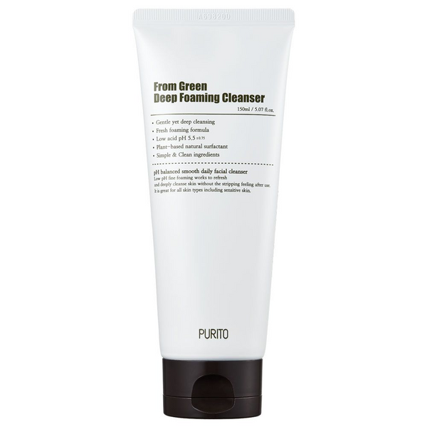 Пінка для глибокого очищення шкіри PURITO From Green Deep Foaming Cleanser 150 ml 1663 фото