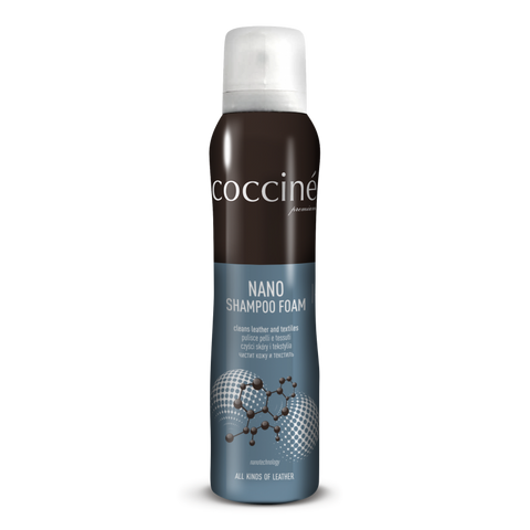 Шампунь для очищення шкіри, замші та текстилю Coccine NANO SHAMPOO 150 мл 1337 фото