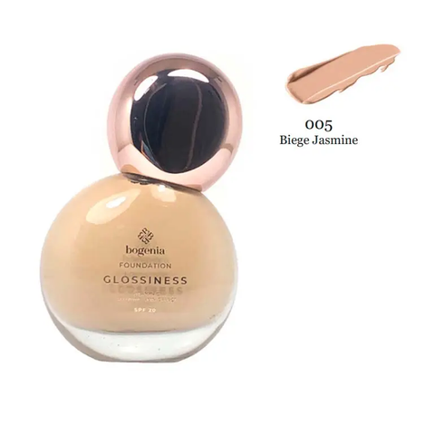 Зволожуюча тональна основа Bogenia Glossiness - №5 (Beige Jusmine) 2283 фото