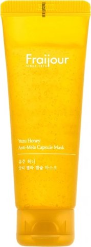 Незмивна маска проти пігментації з екстрактом Юдзу та медом - Fraijour Yuzu Honey Anti-Mela Capsule Mask, 75 мл 3377 фото