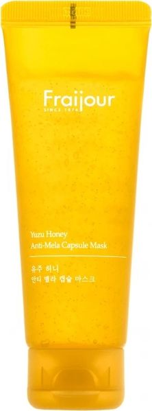 Незмивна маска проти пігментації з екстрактом Юдзу та медом - Fraijour Yuzu Honey Anti-Mela Capsule Mask, 75 мл 3377 фото