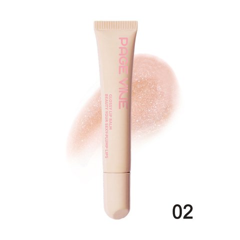 Зволожуючий блиск для губ Peptide Lip Tint PAGE VINE 02 (Shimmer Peach) 3062 фото