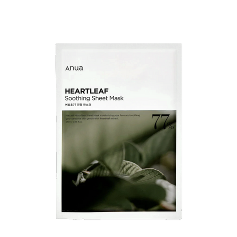 Заспокійлива протизапальна маска з екстрактом хауттюйнії Anua Heartleaf 77 Soothing Mask 1 шт 3156 фото