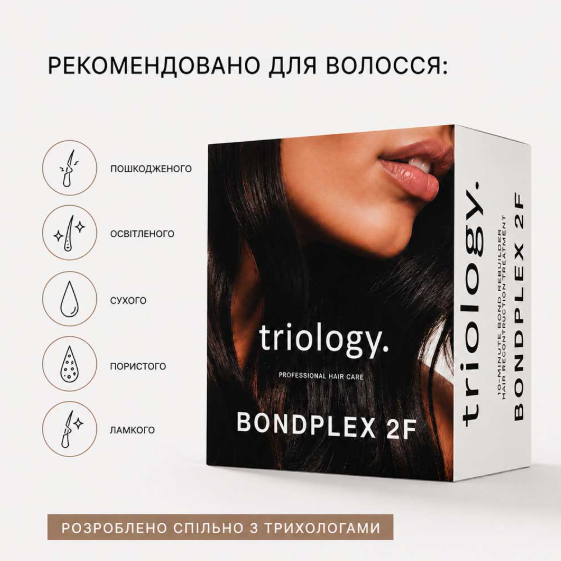 Холодне відновлення. Система інтенсивної реконструкції волосся BONDPLEX 2F triology. 10432 фото
