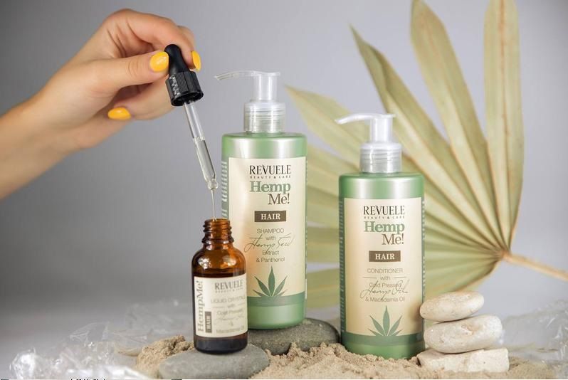 Кондиціонер для волосся з олією насіння коноплі HEMP ME! REVUELE 250 ml 85632 фото