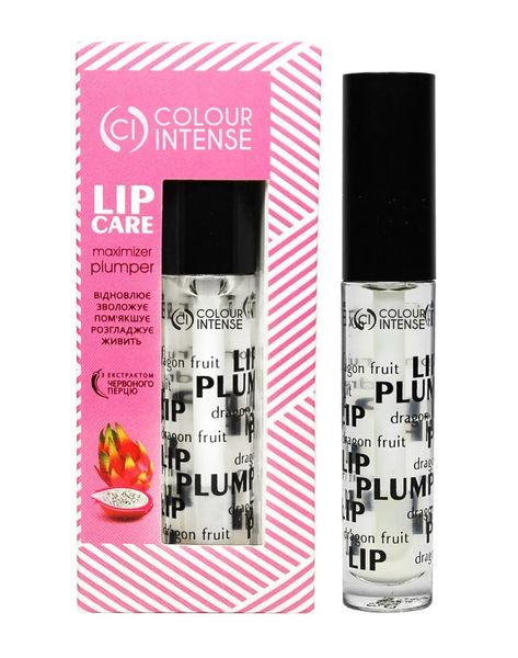 LIP CARE №6 Блиск для губ Maximizer об'єм Пітайя Colour Intense 4289 фото