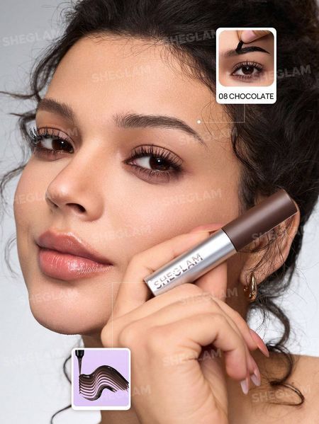 Гель-тінт для брів Sheglam Tint Lock Tattoo Peel Off Brow Gel Chocolate 10419 фото