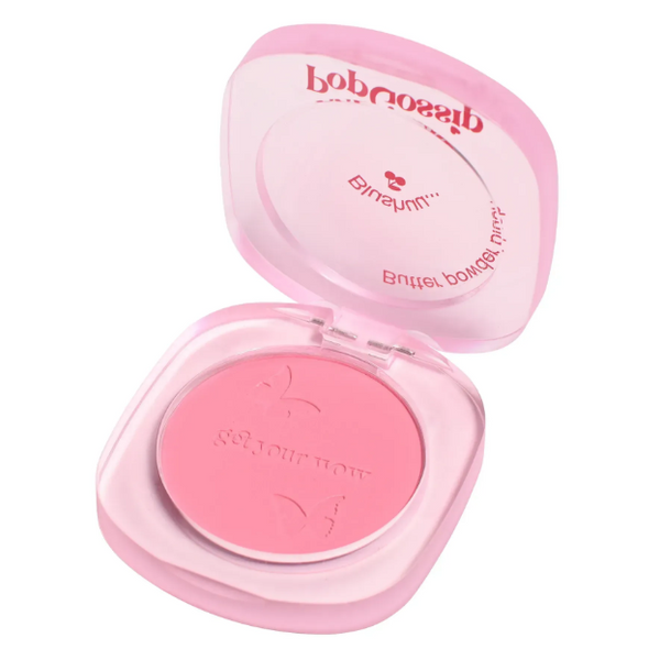 Рум'яна для обличчя з сатиновим фінішем Pop Gossip Blushuu Silky powder blush - №01 (Sugar Blush) 10140 фото