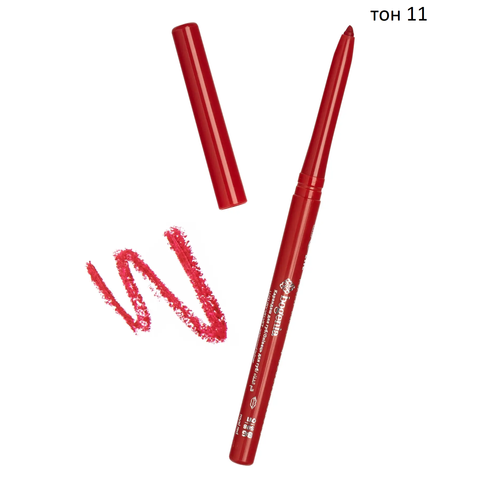 Олівець для губ механічний Bogenia BG508 - №11 (Royal Red) 2237 фото