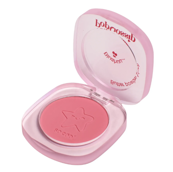 Рум'яна для обличчя з сатиновим фінішем Pop Gossip Blushuu Silky powder blush - №03 (Berry Pop) 10142 фото